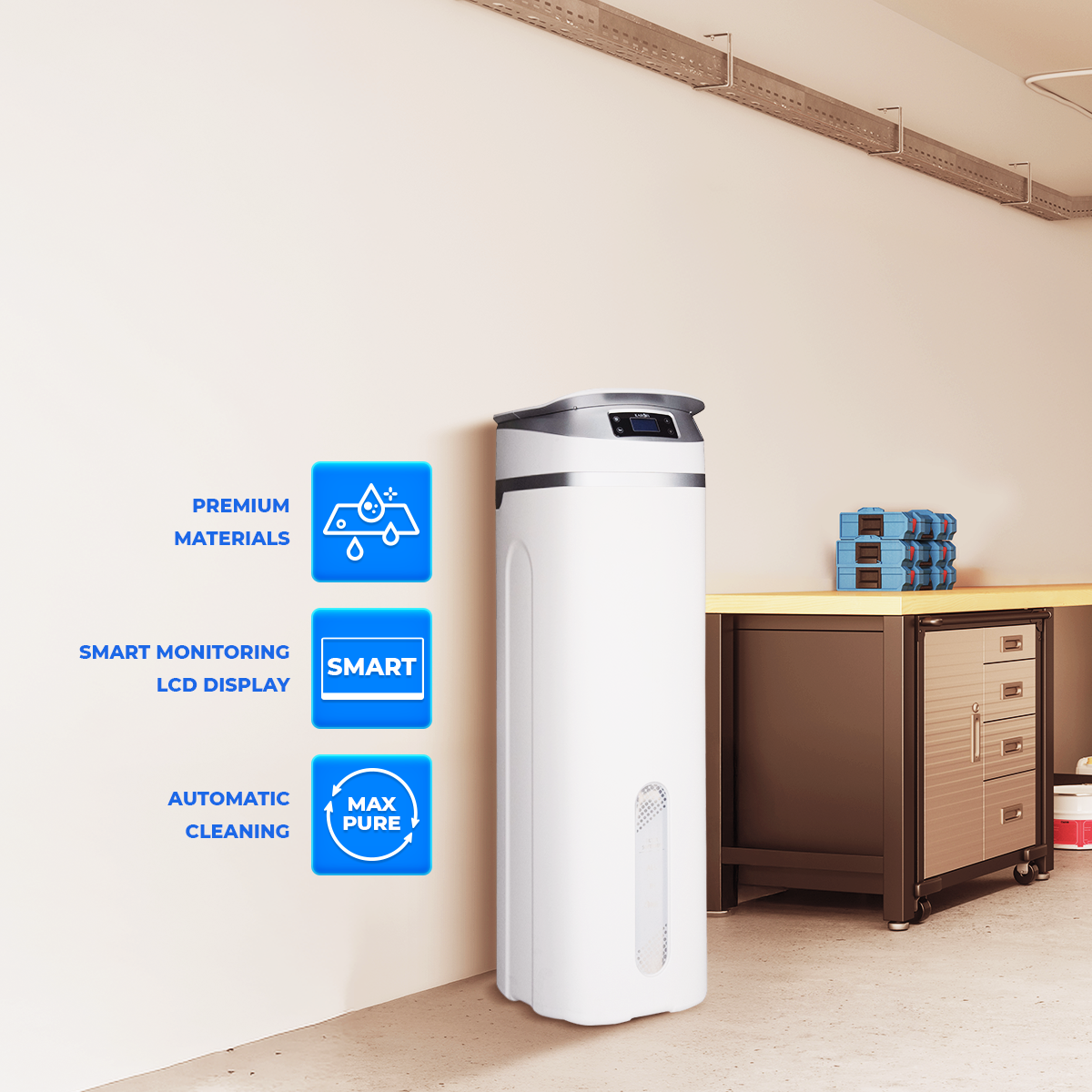 KAROFI WHOLE-HOUSE FILTRATION & SOFTENER SYSTEM KTF-P02