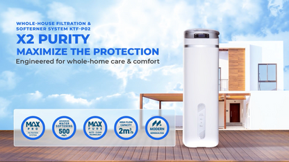 KAROFI WHOLE-HOUSE FILTRATION & SOFTENER SYSTEM KTF-P02